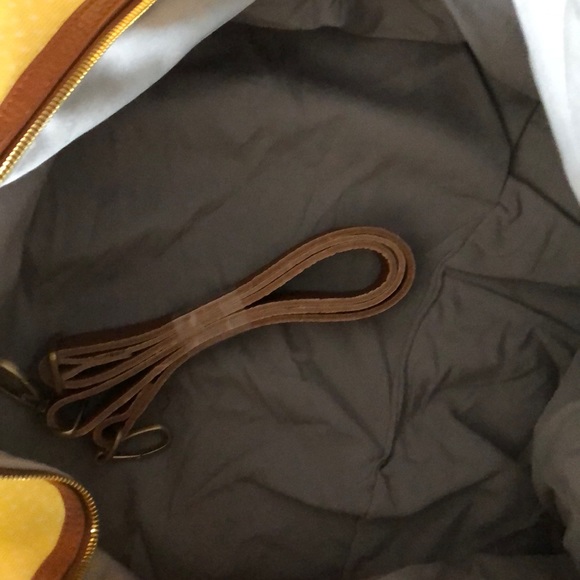 Kestrel Lrg Coated Canvas Lthr Duffel Bag Wkender - Picture 6 of 8